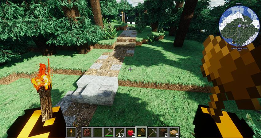 Mod gráfico para Minecraft